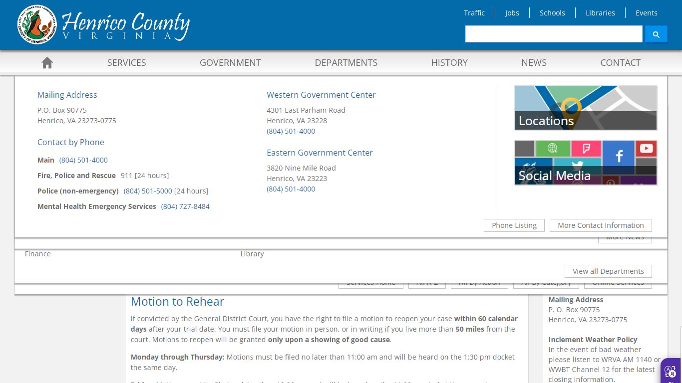 Criminal Cases - Henrico County, Virginia
